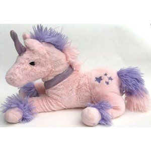 Inter-American Products Pink Unicorn Plush 17 inches Kawaii
